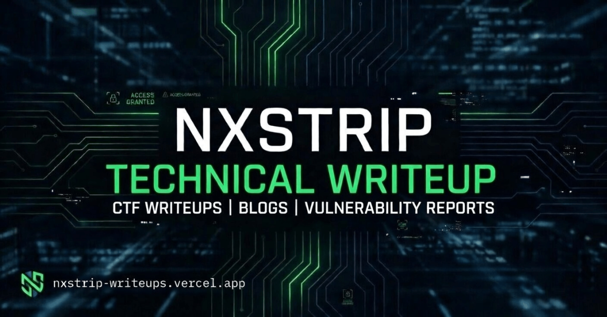 NxStrip Writeups Banner